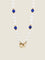 Collier Dinh Van Menottes R10 - Collier en or jaune 18 carats, perles et lapis-lazuli 58 Facettes 1204.7