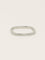 Bague 49 Dinh Van Square - Alliance carrée en or blanc 18k 58 Facettes 1206.1