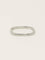 Bague 49 Dinh Van Square - Alliance carrée en or blanc 18k 58 Facettes 1206.1