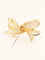 Broche Broche nœud papillon vintage en or jaune 18 carats 58 Facettes 1210.2