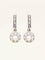 Boucles d'oreilles Boucles d’oreilles dormeuses anciennes en or jaune 18 carats, diamants et perles 58 Facettes 1199.5