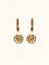 Boucles d'oreilles Boucles d’oreilles dormeuses anciennes en or jaune 18 carats, diamants et perles 58 Facettes 1199.5