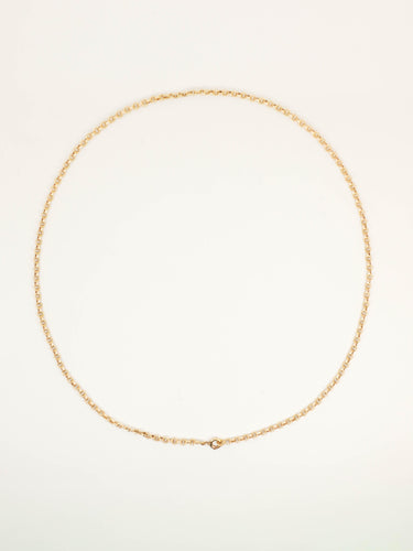 Collier Collier chaîne ancienne en or jaune 18k 58 Facettes 1215.4