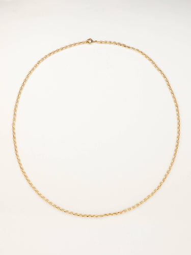 Collier Collier chaîne ancienne en or jaune 18k 58 Facettes 1215.4