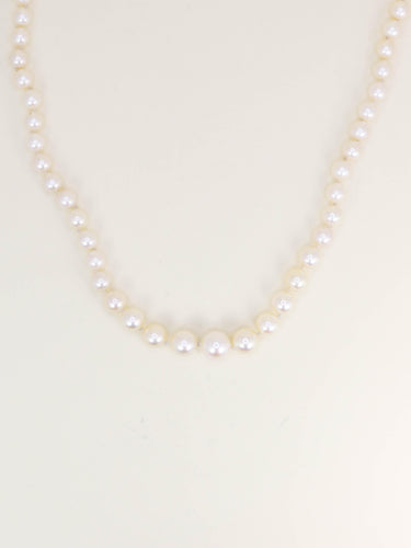 Collier Boucheron - Collier de perles de culture, fermoir en or blanc 18 carats 58 Facettes 1205.6