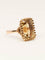 Bague 60 Bague cocktail en or jaune 18 carats avec citrine 58 Facettes 1219.4