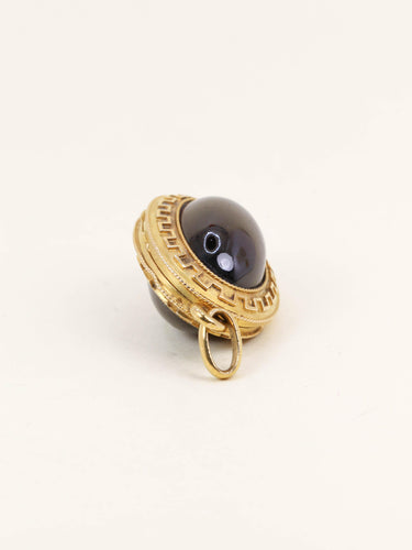 Pendentif Pendentif porte-photo en or jaune 18 carats aux grenats 58 Facettes 1236.1