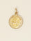 Pendentif Médaille zodiaque Sagittaire en or jaune 18 carats et rubis 58 Facettes 1194.1