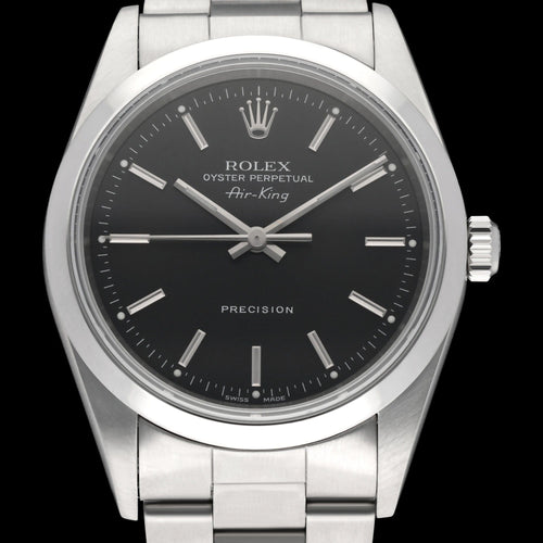 Zegarek Rolex Air-King Precision - Automatyczny zegarek stalowy ref. 14000 (2000) 58 Facettes ROL/AIK/210