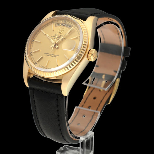 Rolex Day-Date 36 Watch - Automatic watch ref. 18038 in yellow gold (1983) 58 Facettes ROL/DDT/020