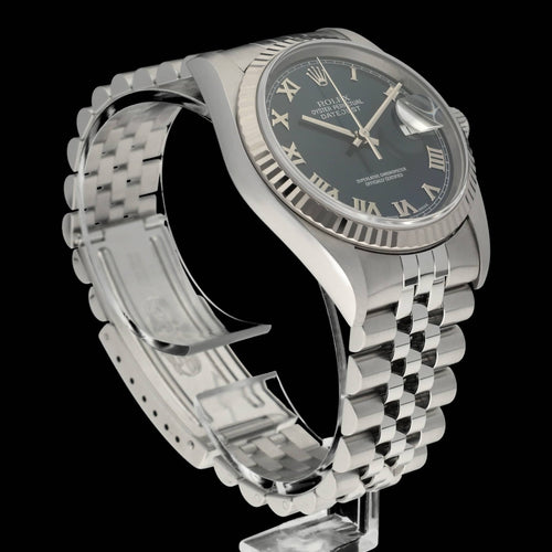 Hodinky Rolex Datejust 16234 - Automatické hodinky 36 mm z oceli (2003) 58 Facettes ROL/DJ1/1103