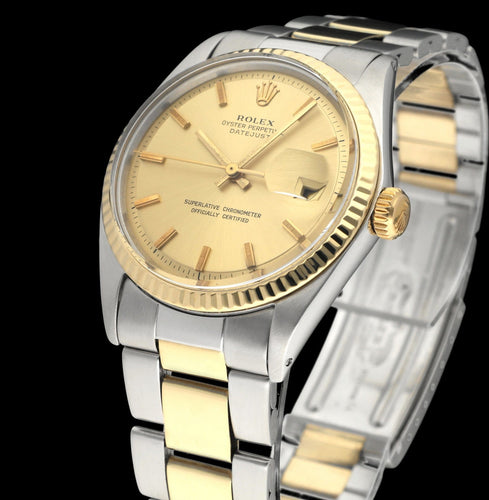 Rolex Datejust 1601 Watch (1972) - 36 mm gold and steel watch 58 Facettes ROL/DJ1/1147