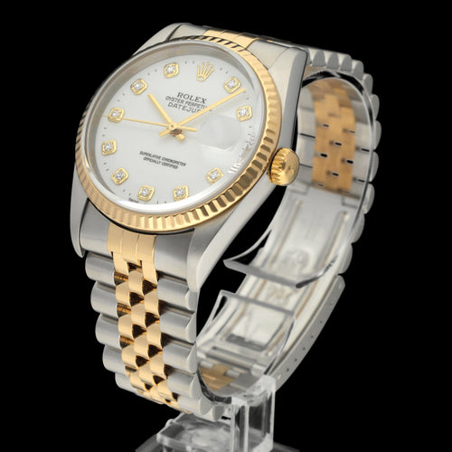 Montre Rolex Datejust - Montre 16233G 36 mm (2003), boîte et papiers 58 Facettes ROL/DJ1/1195