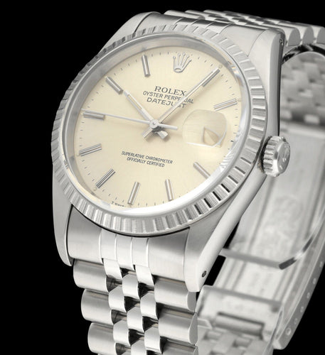 Rolex Datejust ur - Automatisk ur ref. 16220 36 mm (1991) 58 Facettes ROL/DJ1/1198