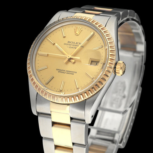 Orologio Rolex Oyster Perpetual Date 15053 - Orologio automatico 34 mm 58 Facettes ROL/OPD/263