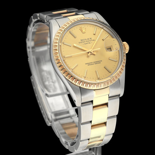 Orologio Rolex Oyster Perpetual Date 15053 - Orologio automatico 34 mm 58 Facettes ROL/OPD/263