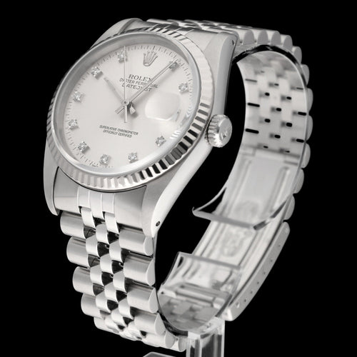 Montre Rolex Datejust - Montre automatique réf. 16234G 36 mm (1989) 58 Facettes ROL/DJ1/1206