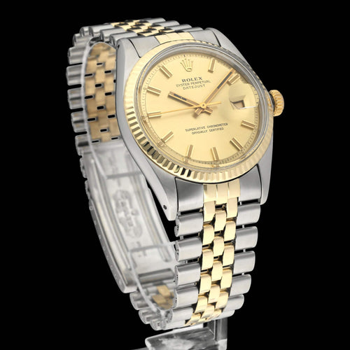 Orologio Rolex Datejust 1601 - Orologio 36 mm in oro e acciaio (1973) 58 Facettes ROL/DJ1/1236