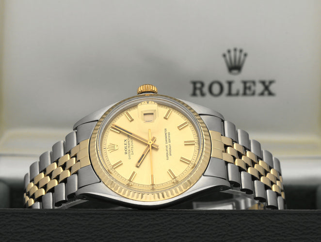 Orologio Rolex Datejust 1601 - Orologio 36 mm in oro e acciaio (1973) 58 Facettes ROL/DJ1/1236