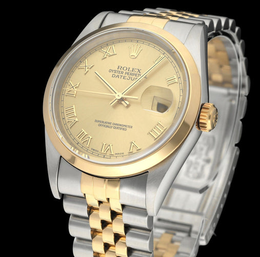Rolex Datejust 16203 horloge - Automatisch horloge 36 mm staal en goud 58 Facettes ROL/DJ1/1242