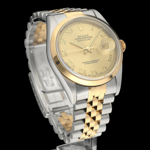 Rolex Datejust 16203 horloge - Automatisch horloge 36 mm staal en goud 58 Facettes ROL/DJ1/1242