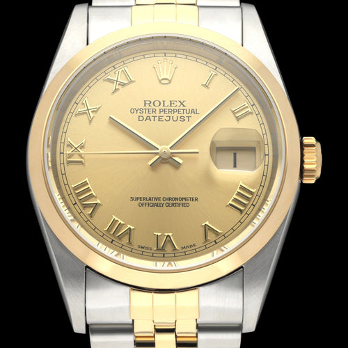 Rolex Datejust 16203 horloge - Automatisch horloge 36 mm staal en goud 58 Facettes ROL/DJ1/1242