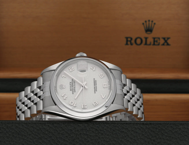 Hodinky Rolex Datejust 16200 - Hodinky 36 mm « Computer Dial » (2001) 58 Facettes ROL/DJ1/1263