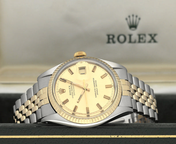 Montre Rolex Datejust 1601 (1971) - Montre automatique 36 mm or/acier 58 Facettes ROL/DJ1/1303