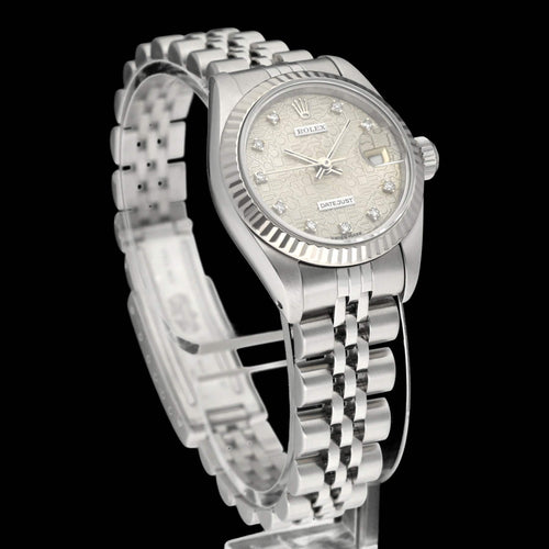Rolex Lady-Datejust 69174G ur - Dameur 26 mm, 1993 58 Facettes ROL/LDJ/490