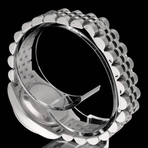 Rolex Lady-Datejust klocka - Klocka 179174 26 mm stål (2011) med låda och papper 58 Facettes ROL/LDJ/527