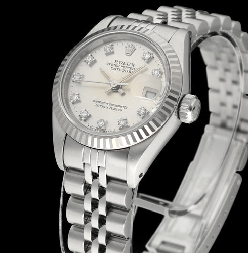 Orologio Rolex Lady-Datejust - Orologio da donna rif. 69174G 26 mm acciaio 58 Facettes ROL/LDJ/545