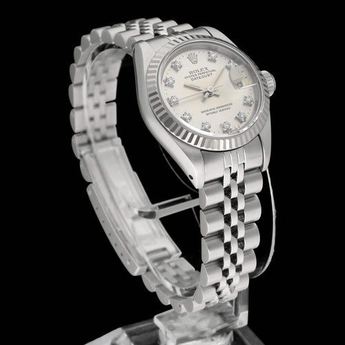 Orologio Rolex Lady-Datejust - Orologio da donna rif. 69174G 26 mm acciaio 58 Facettes ROL/LDJ/545