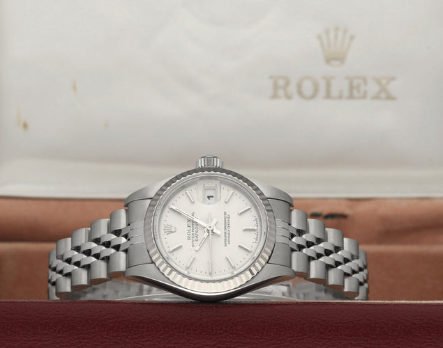 Rolex Lady-Datejust Saat - 26 mm saat ref. 69174, revizyonlu (1998) 58 Facettes ROL/LDJ/556