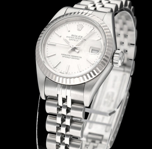Rolex Lady-Datejust klocka - Damklocka ref. 79174 26 mm, servad (2000) 58 Facettes ROL/LDJ/568