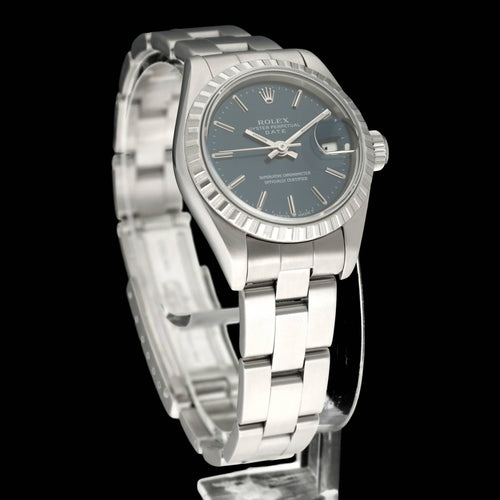 Zegarek Rolex Oyster Perpetual Lady-Date - Zegarek damski ref. 69240 stal 26 mm 58 Facettes ROL/LDJ/571