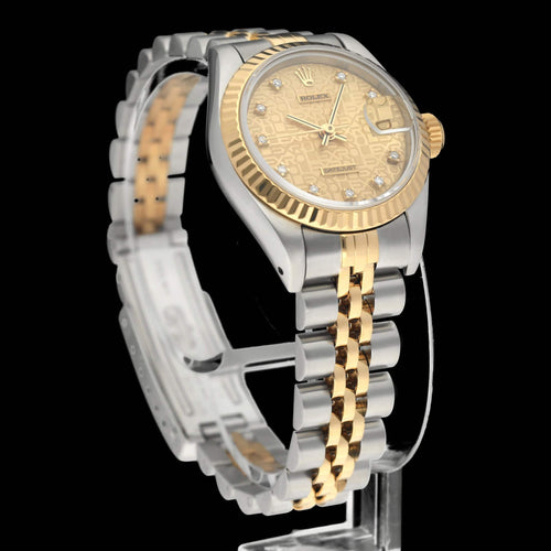 Rolex Lady-Datejust 69173G Watch - Women's watch 26 mm, Holicon dial, box and papers (1994) 58 Facettes ROL/LDJ/575