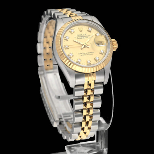 Hodinky Rolex Lady-Datejust - Hodinky 69173G ze zlata a oceli (1987) 58 Facettes ROL/LDJ/578