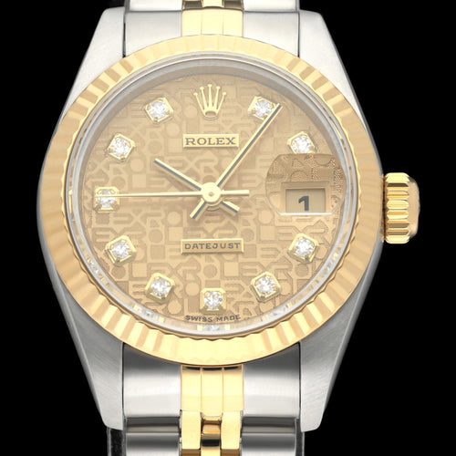 Montre Rolex Lady-Datejust 69173G - Montre femme 26 mm or/acier avec boîte et papiers (1997) 58 Facettes ROL/LDJ/590