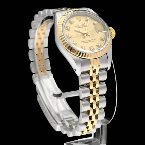 Rolex Lady-Datejust 69173G Uhr - Zweifarbige automatische Damenuhr 26 mm 58 Facettes ROL/LDJ/593