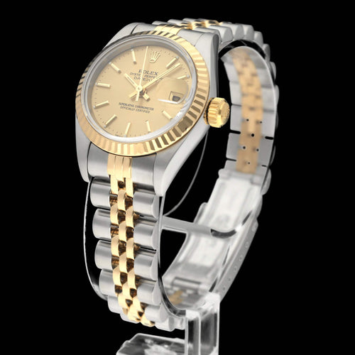 Relógio Rolex Lady-Datejust - Relógio de senhora ref. 79173 em ouro e aço, 2002 58 Facettes ROL/LDJ/601