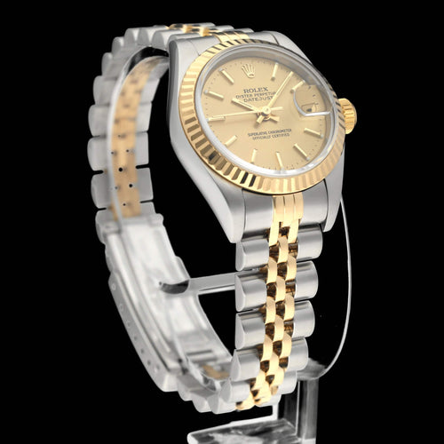 Relógio Rolex Lady-Datejust - Relógio de senhora ref. 79173 em ouro e aço, 2002 58 Facettes ROL/LDJ/601