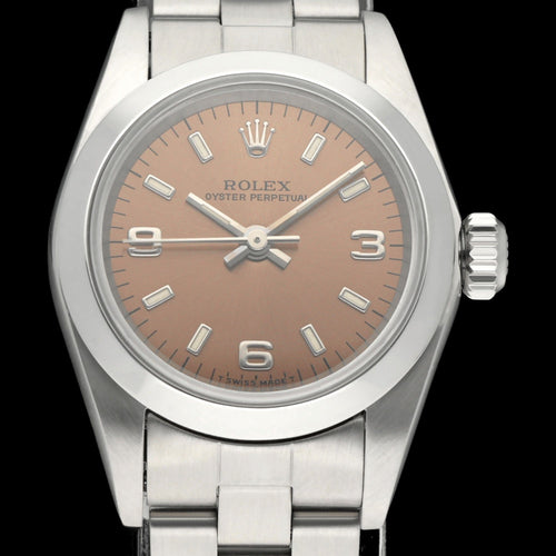 Montre Rolex Oyster Perpetual Lady 67180 - Montre femme 26 mm en acier (1997) 58 Facettes ROL/OOP/173