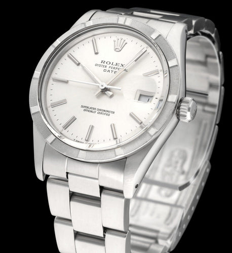 Rolex Oyster Perpetual Date 15010 sat - Čelični sat (1982) 58 Facettes ROL/OPD/285