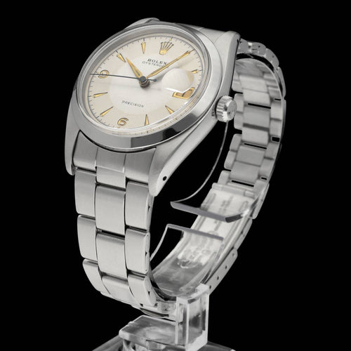 Rolex Oyster Precision watch ref. 6694 (1957) - 34 mm steel watch 58 Facettes ROL/OPR/144