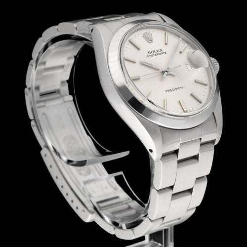 Reloj Rolex Oyster Precision - Reloj de acero ref. 6694 (1982) 34 mm 58 Facettes ROL/OPR/173
