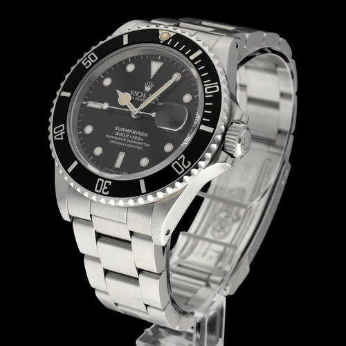 Rolex Submariner Date Saat - Çelik saat ref. 168000 (1987) 40 mm 58 Facettes ROL/SUB/045