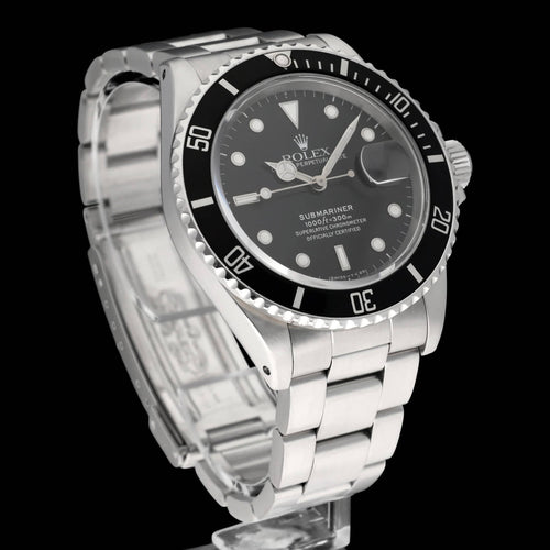 Orologio Rolex Submariner Date - Orologio 168000 (1988) 40 mm acciaio 58 Facettes ROL/SUB/048