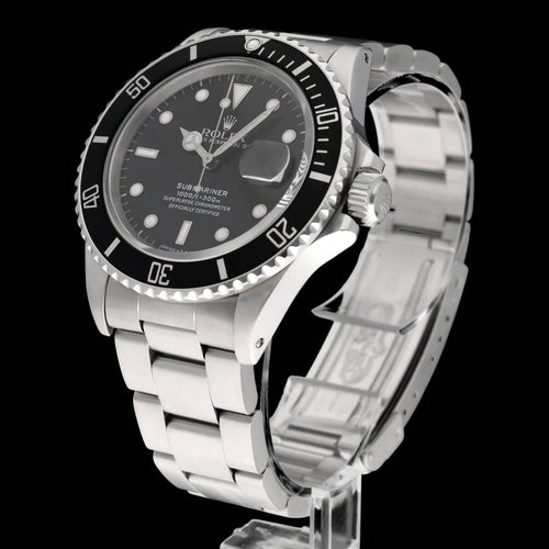 Orologio Rolex Submariner Date - Orologio 168000 (1988) 40 mm acciaio 58 Facettes ROL/SUB/048