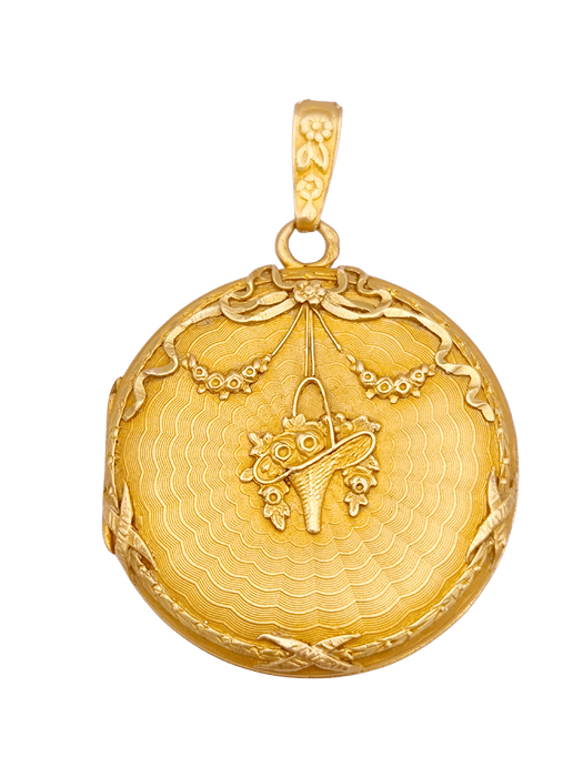 Pendentif Pendentif ouvrant ancien en or 58 Facettes