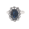 Bague 52 Bague en or saphir et diamants 58 Facettes